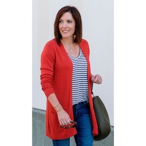 red cardigan sweater old navy